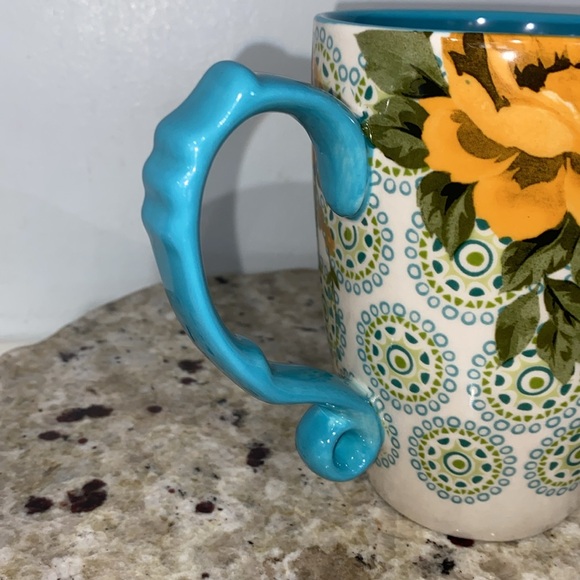 The Pioneer Woman Shadow Rose Stoneware 24 Oz Jumbo Latte Mug - Picture 9 of 14